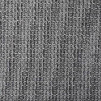 Gray woven textile sample, Nacchero MD46, displays a dense grid pattern with subtle tonal variations and a matte finish.